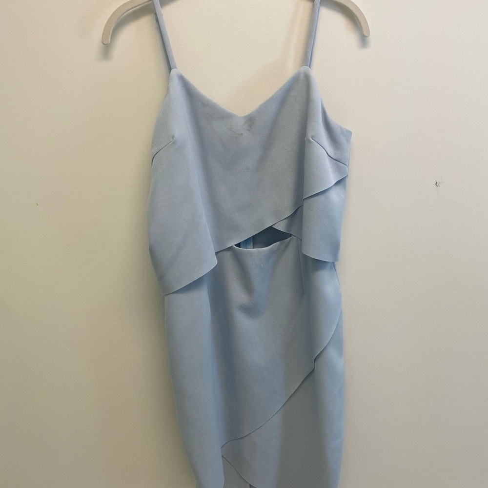 Elliatt from Revolve asymmetrical cocktail dress